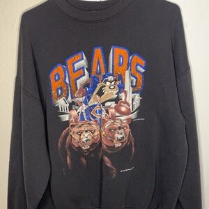 Bears/Tasmanian devil crew neck